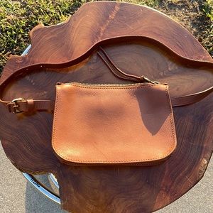 Madewell Tan Leather Crossbody Bag